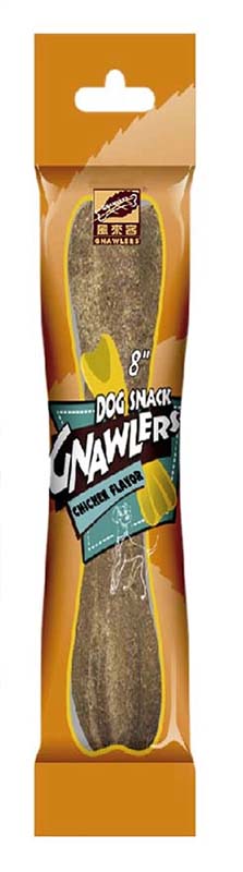 DOG SNACK GNAWLERS CHICKEN FLAVOR 1 UD X 8"