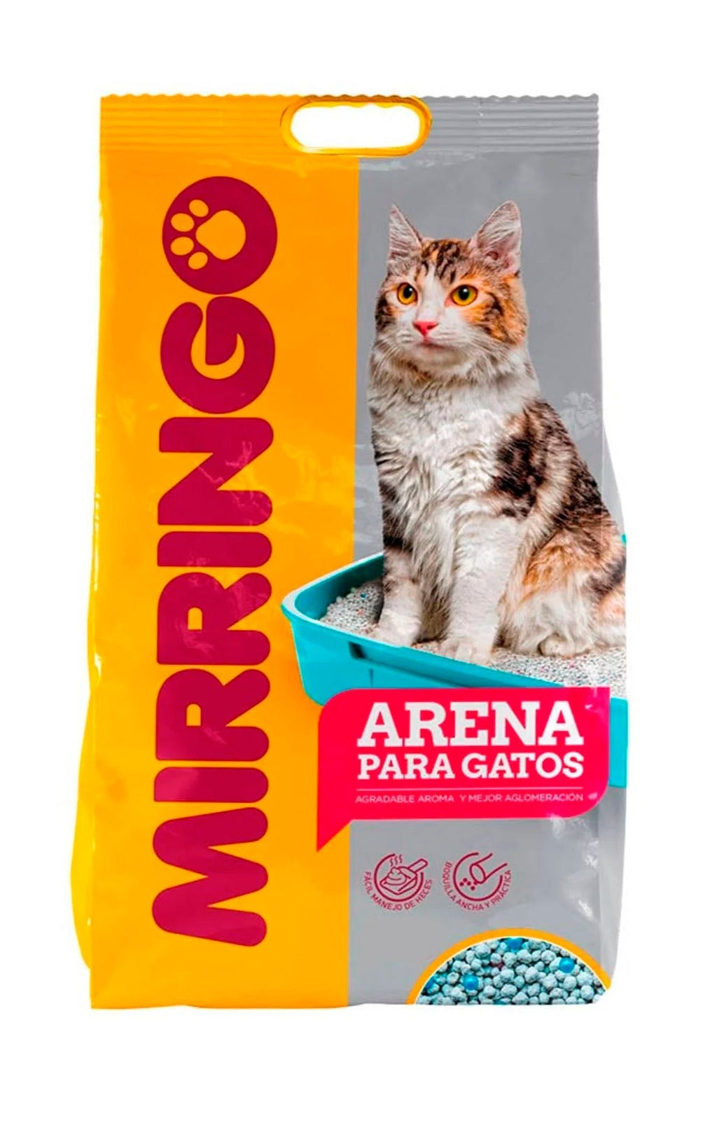 Arena para Gatos Mirringo Natural 5 Kilos