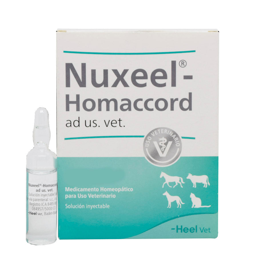 NUXEEL HOMACCORD AD US VET. AMPOLLA X 5 ML