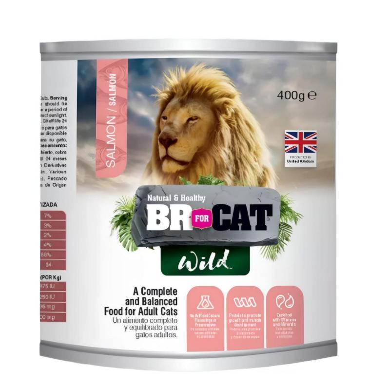 LATA BR FOR CAT WILD SALMON X 400GR