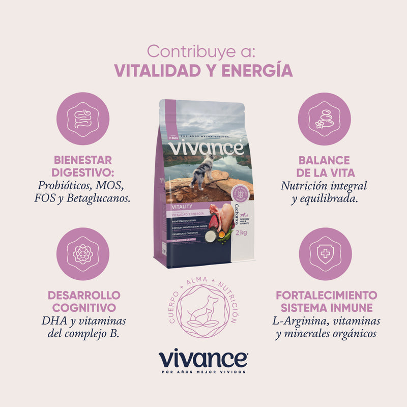 VIVANCE VITALITY PERROS CACHORROS