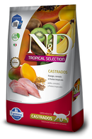 N&D TROPICAL FELINE CASTRADO POLLO