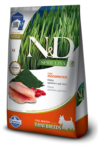 N&D SPIRULINA CANINE ADULT MIN TILAPIA  2 Kg