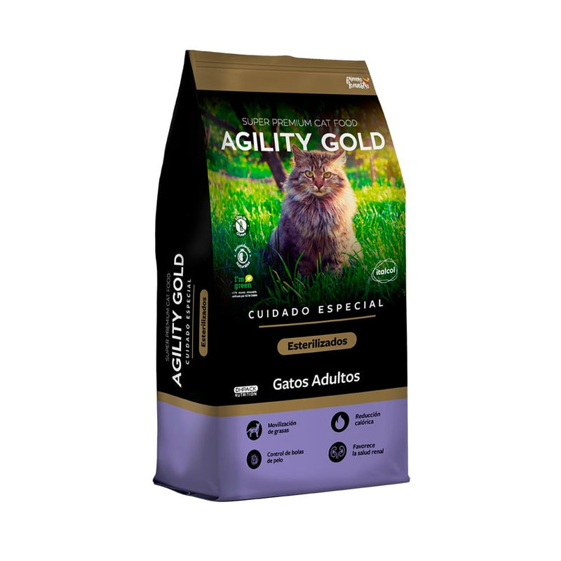 AGILITY GOLD GATOS ESTERILIZADOS X 1.5 KG