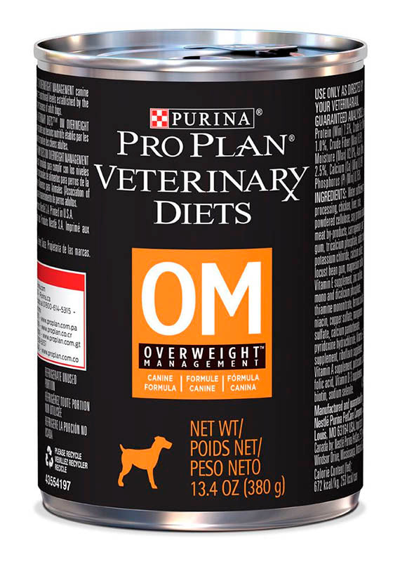 PRO PLAN CANINE VD OM OVERWEIGHT MANAGEMENT LATA 13.4 OZ
