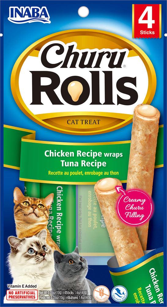 Snack Para Gato Inaba Cat Churu Rolls Chicken - Recipe Wraps - Tuna 4 und