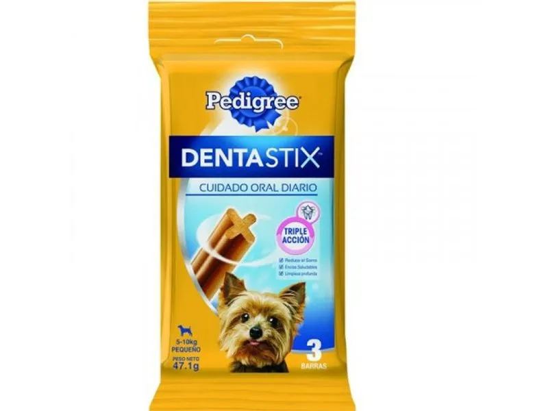 PEDIGREE DENTASTIX RAZAS PEQUEÑAS 3 BARRAS X   47.1 GR