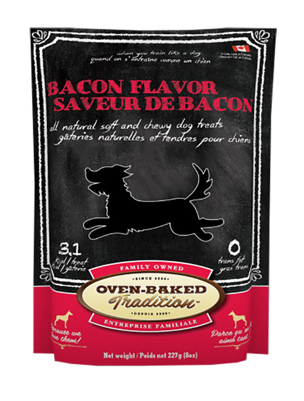OVEN BAKED DOG TREAT BACON 227 GR