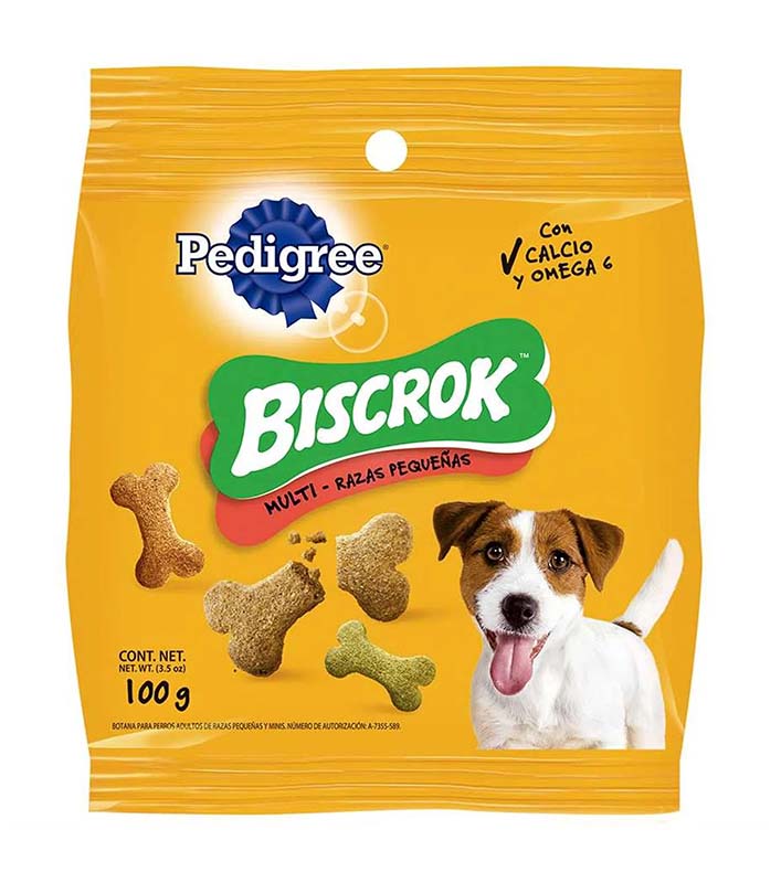 PEDIGREE GALLETA BISCROK MULTI - RAZAS PEQUEÑAS X 100 GR