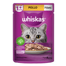 Comida Húmeda Para Gato Adulto Whiskas Pouch Pollo X 85 Gr