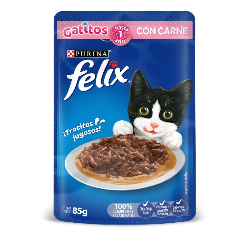 FELIX POUCH GATITOS X 85 GR