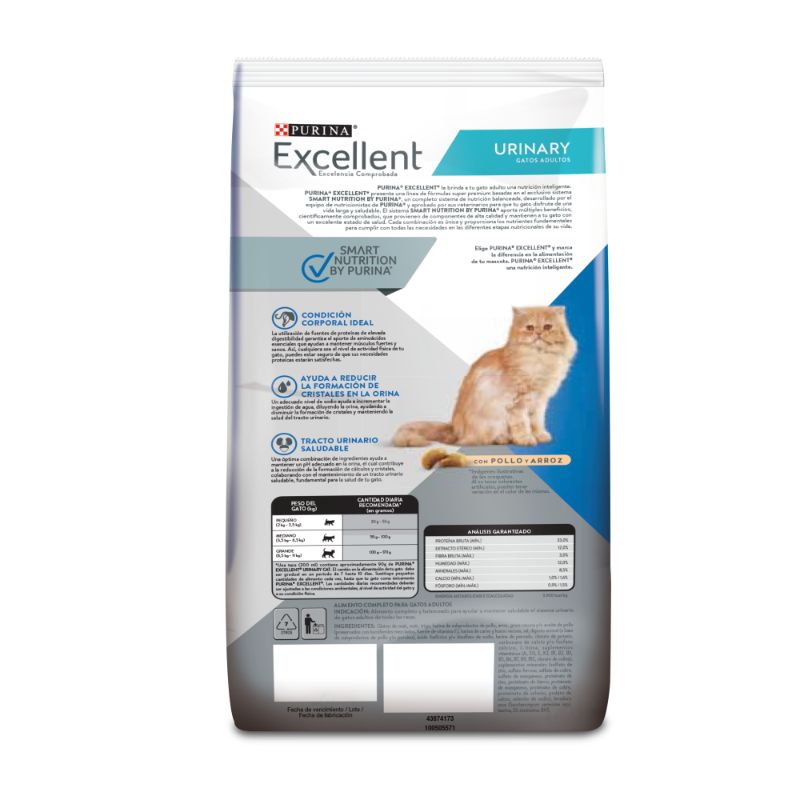 EXCELLENT ADULTO CAT URINARY X 1 KG