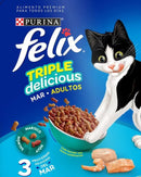 FELIX POUCH ADULTO TRIPLEDELICIUS   X 85G