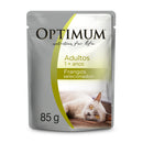 Comida Húmeda Para Gato Adulto Optimum Pollo 85 Gr