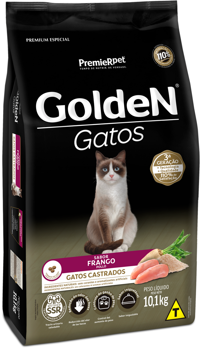 Comida Para Gato Adulto Golden Castrado