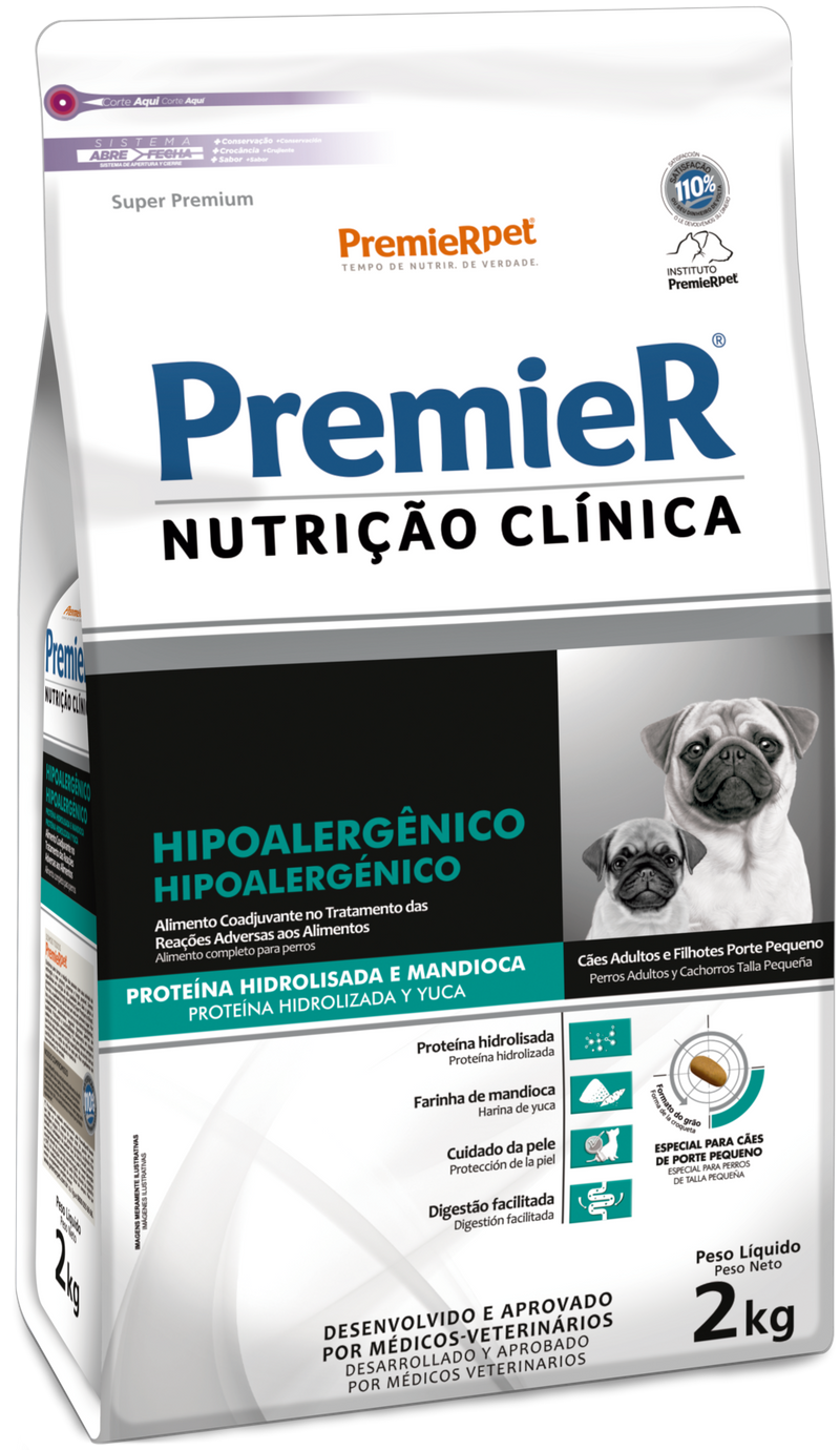 Comida Para Perro Premier Clínica Hipoalergénico Razas Pequeña