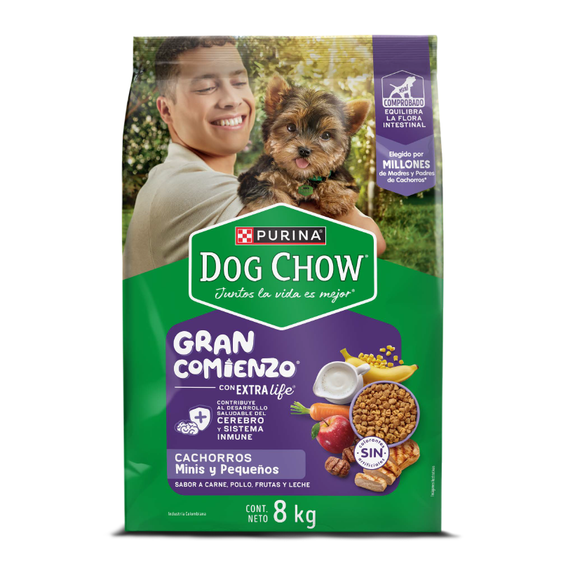 DOG CHOW CACHORRO LIFE MINIS Y PEQUEÑOS GRAN COMIENZO