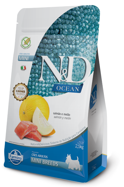 N&D OCEAN CANINE ADULT MINI  SALMON  2.5KG