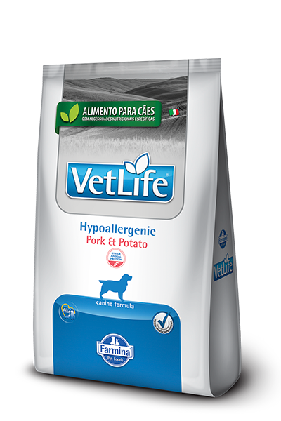 VET LIFE NAT CANINE HYPOALLERGENIC  PORK & POTATO 2Kg