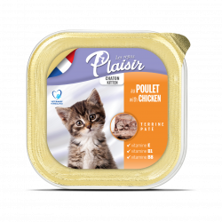 PATE PLAISIR CAT POLLO GATITOS 100GR