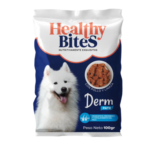 HEALTHY BITES PATÉ PERRO DERM X 12 UND