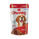 Comida Húmeda Para Perro Chunky Pouch Delidog Carne Res X 100 Gr