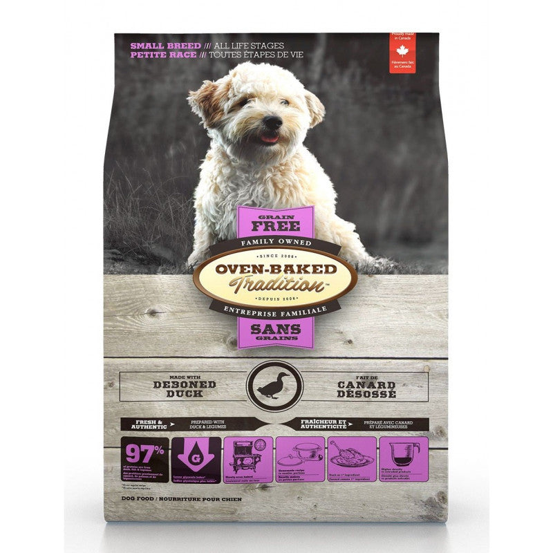 OVEN BAKED DOG GRAIN FREE SMALL BREED DUCK