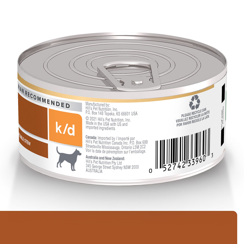 Comida Húmeda para Perro Hills Prescription Cuidado Renal k/d 13 Onz