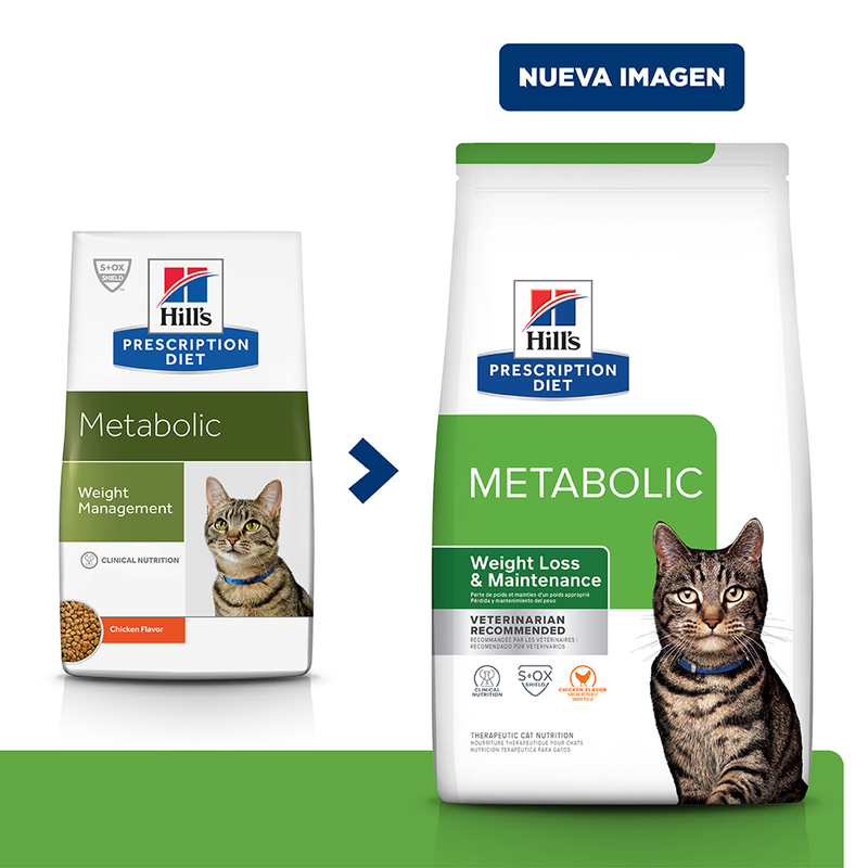 Alimentos para gatos Hills Metabolic Adultos 4 Lbs