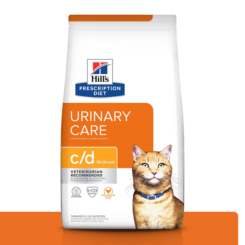 Concentrado para gatos Hills c/d Multicare Pollo 4 Lbs