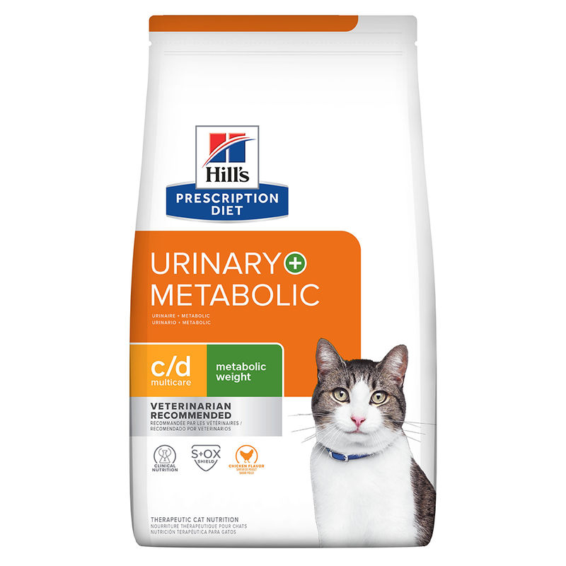 Comida para gato Hills c/d Multicare + Metabolic  c/d 6.35 Lbs