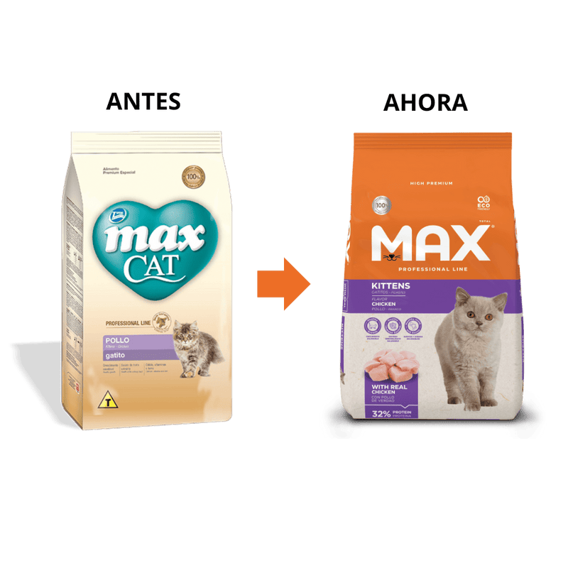 Comida Para Gato Max Cat Filhote X 1 Kg