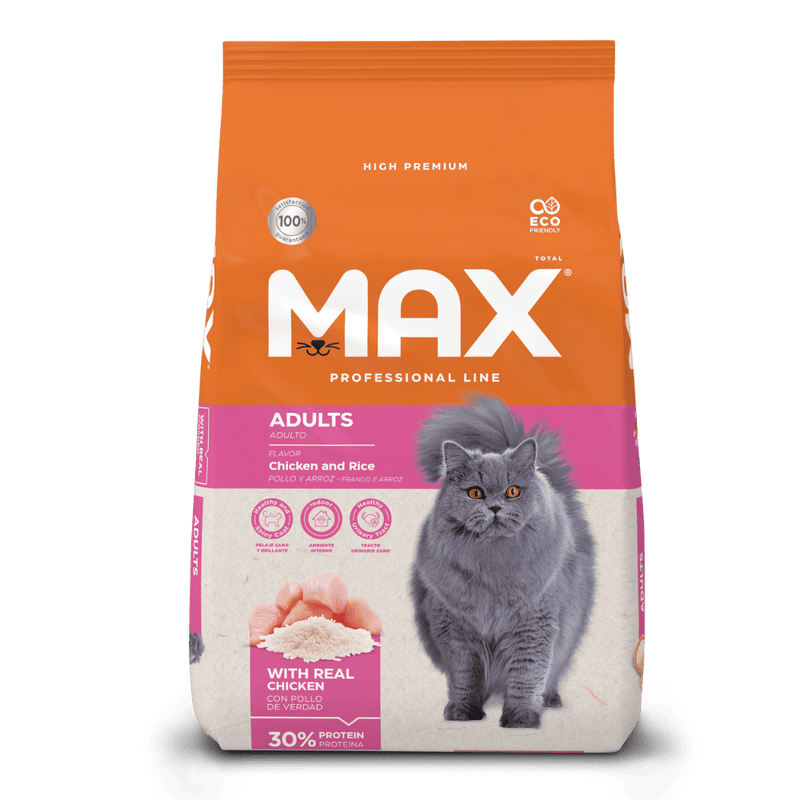Comida Para Gato Adulto Max Cat Pollo y Arroz