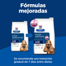 Hill's z/d comida para perro sensibilidades alimentarias 8 Lb a 17,6 Lbs
