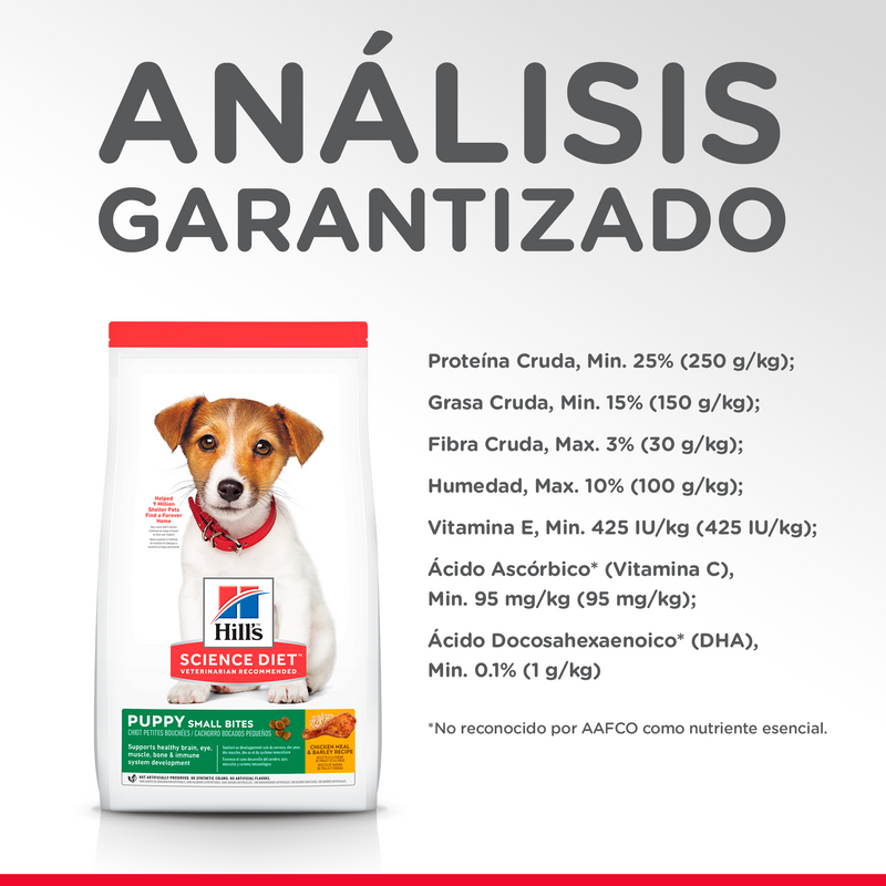 Comida para perros Hills Cachorros Razas Medianas  4,5Lbs a 27,5Lbs