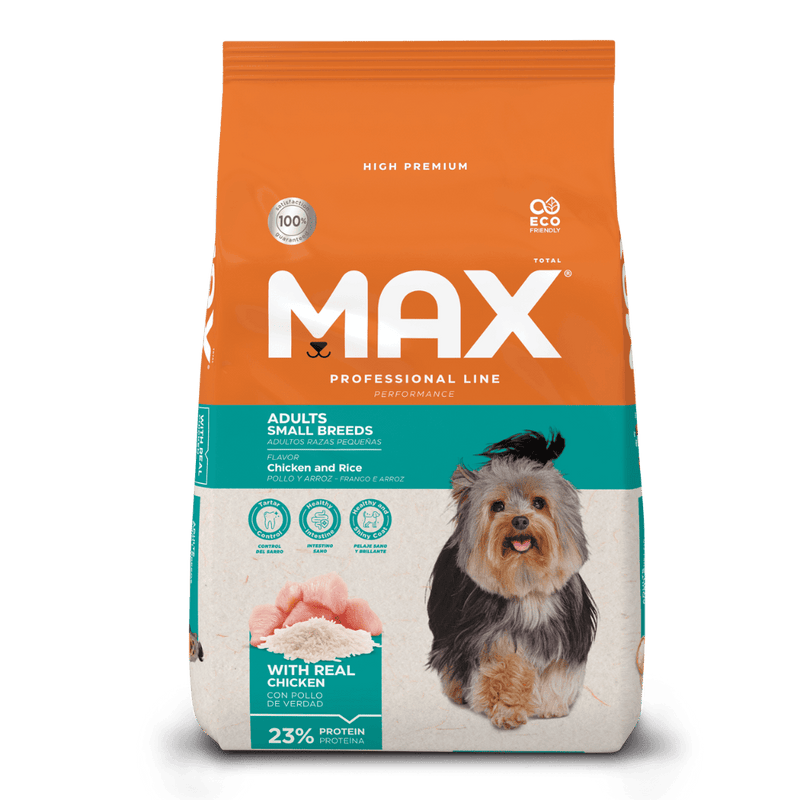 Comida Para Perro Max Adulto Razas Pequeñas Buffet Pollo y Arroz