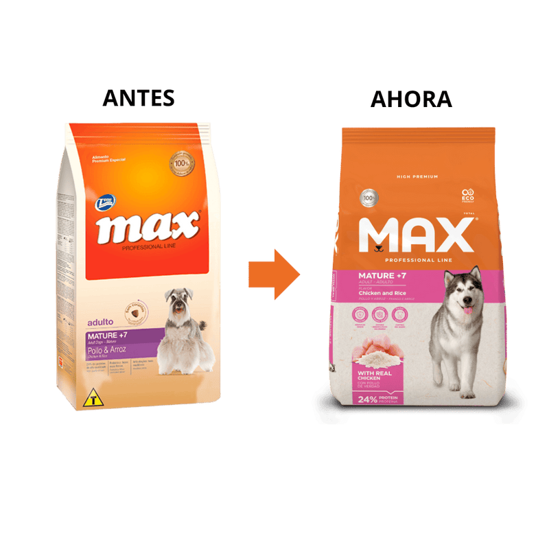 Comida Para Perro Max Mature Pollo Y Arroz