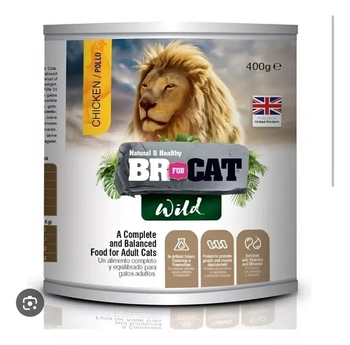 LATA BR FOR CAT WILD POLLO X 400GR