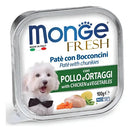 Comida Húmeda para Perro Monge Fresh Pollo Verdura 100 g