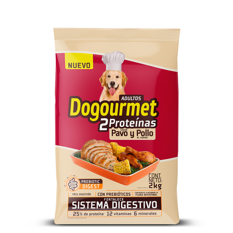 DOGOURMET PAVO Y POLLO ADULTOS