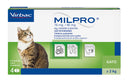 Desparasitante Para Gato Adultos Milpro Caja X 4 Tabletas