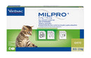 Desparasitante Para Gato Milpro Kitten Caja X 4 Tabletas