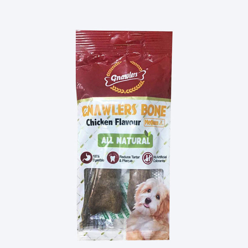 GNAWLERS CHICKEN FLAVOR 2 UDS X 4.5"