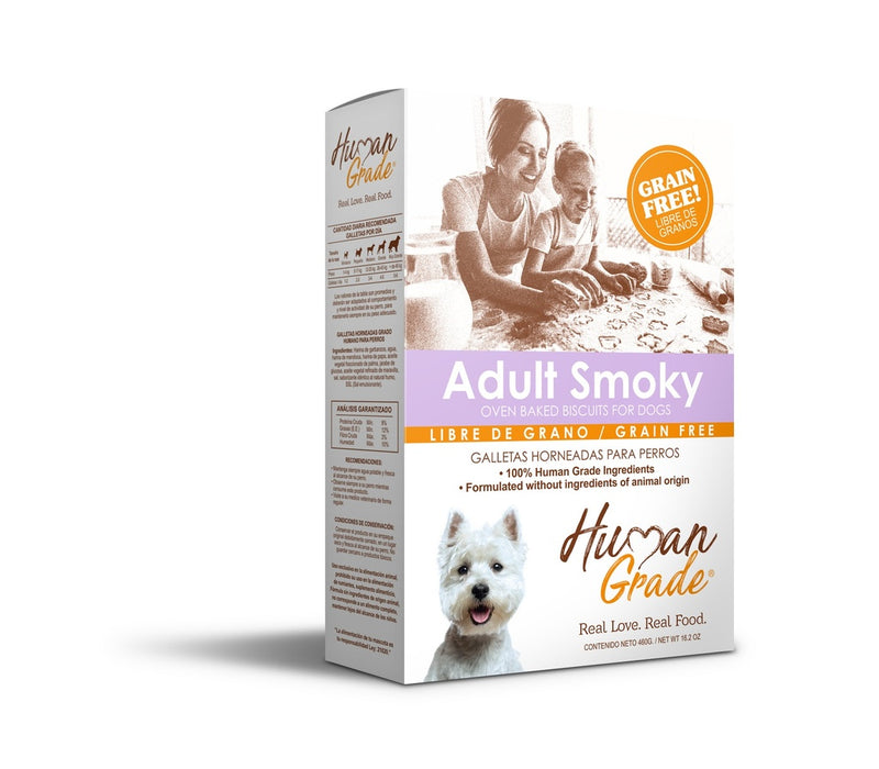 HUMAN GRADE GRAIN BISCUITS ADULT SMOKY