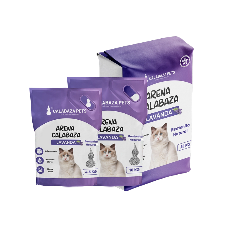 Arena Calabaza Pets Aroma Lavanda