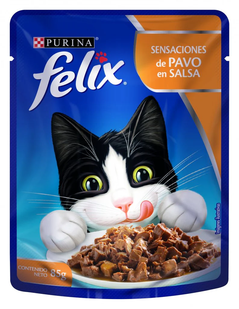 FELIX POUCH PAVO EN SALSA X 85 GR