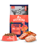 Comida Para Gato Adulto Nutriss Salmon Atún 500 Gr