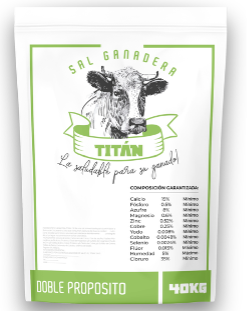 Sal Mineralizada Titán Doble Propósito x 40 kg