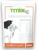 Sal Mineralizada Titán 4% con Ajo  x 40 kg