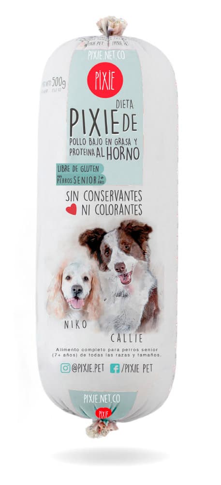 PIXIE DOG POLLO BAJO GRASA Y PROTEINA 500 GR